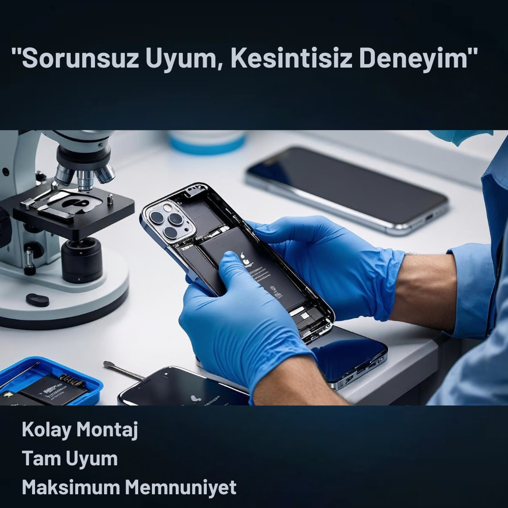 Apple iPhone 12 Pro Max Uyumlu 4410mAh Yüksek Kapasiteli Batarya - Gelişmiş Akıllı Chip - Pil Sağlığı Destekli - Morfide M-Max