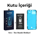 Apple iPhone 13 Mini Uyumlu 2550mAh Yüksek Kapasiteli Batarya - Gelişmiş Akıllı Chip - Pil Sağlığı Destekli - Morfide M-Max