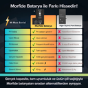 Apple iPhone 14 Pro Uyumlu 3510mAh Yüksek Kapasiteli Batarya - Gelişmiş Akıllı Chip - Pil Sağlığı Destekli - Morfide M-Max