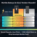 Apple iPhone 7 Uyumlu 3410mAh Yüksek Kapasiteli Batarya Morfide M-Max – A Sınıf Hücre, 15 Ay Garantili