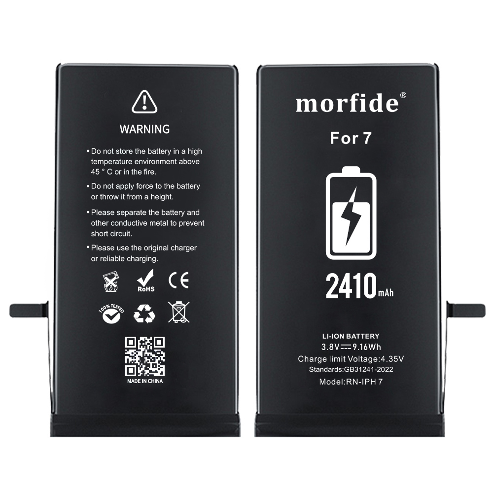 Apple iPhone 7 Uyumlu 3410mAh Yüksek Kapasiteli Batarya Morfide M-Max – A Sınıf Hücre, 15 Ay Garantili