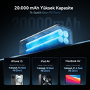 CUKTECH 15 Ultra 20000 mAh 165W PD 3.1 Powerbank | Laptop, iPhone, MacBook, Samsung ve Diğer Cihazlarla Uyumlu Dijital Ekranlı Hızlı Şarj Cihazı