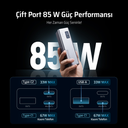 CUKTECH 15 SE Powerbank 20000 mAh | 100 W PD3.1 Süper Hızlı Şarj | 3 Port (2C1A) | TFT Ekranlı Taşınabilir Şarj Cihazı – Laptop, MacBook, iPhone, Samsung, Xiaomi ile Uyumlu