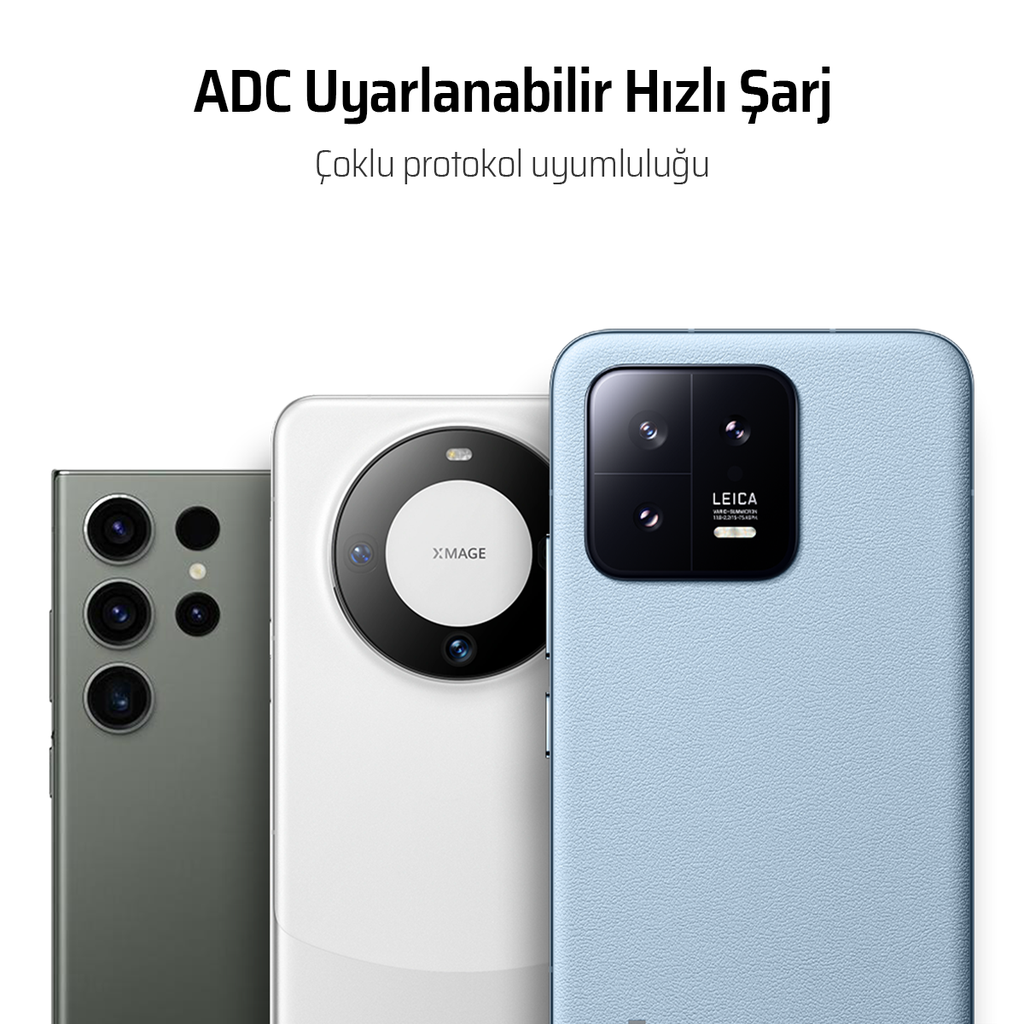 CUKTECH 25 Powerbank 20000 mAh | 55 W PD3.0 Hızlı Şarj | 2 Port (Type-C + USB-A) | Kompakt Taşınabilir Şarj Cihazı – Laptop, MacBook, iPhone, Samsung, Xiaomi ile Uyumlu