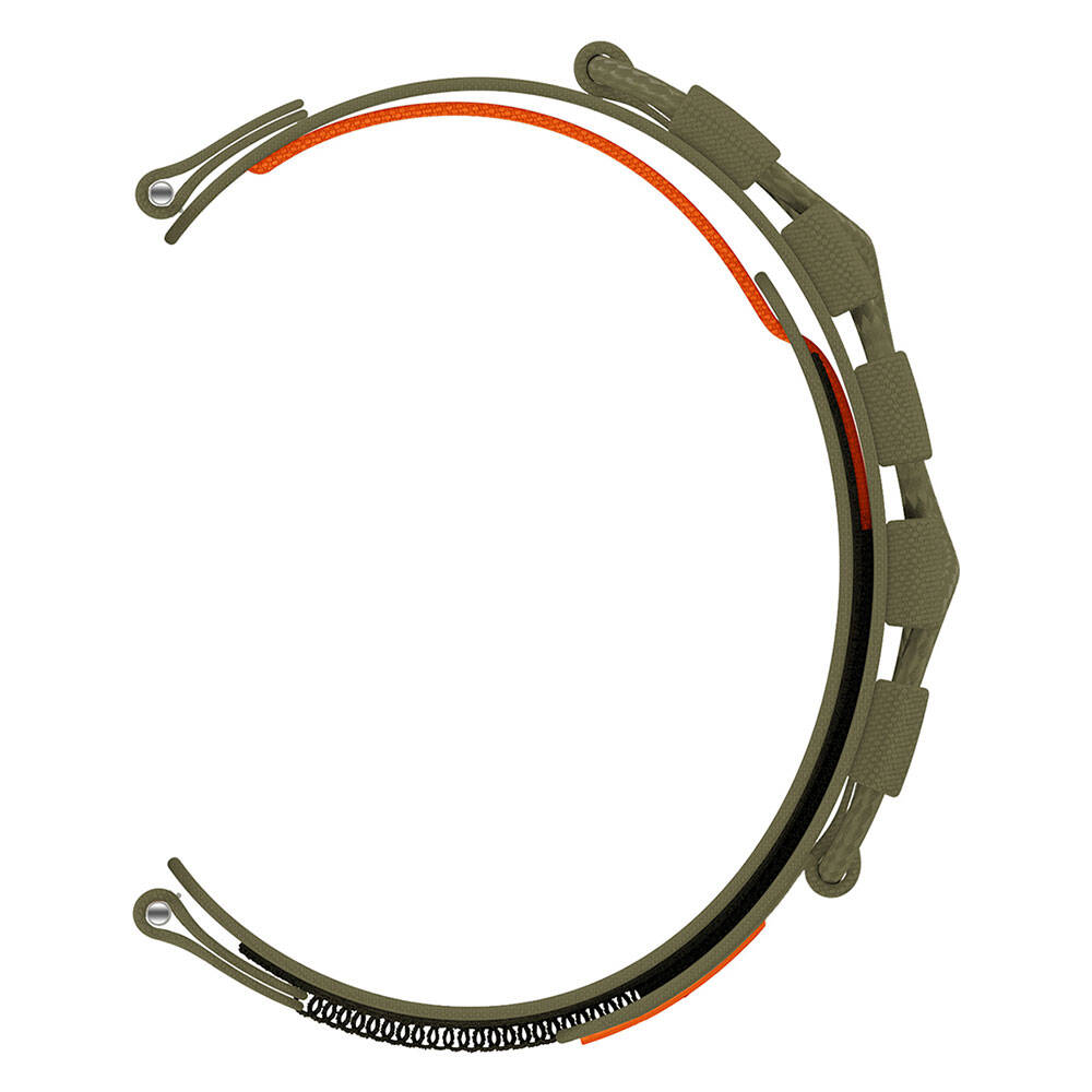 Huawei GT2 42mm Uyumlu Zore KRD-112 20mm Orbital Örgülü Halat Tasarımlı Naylon Kumaş Hasır Kordon - 2