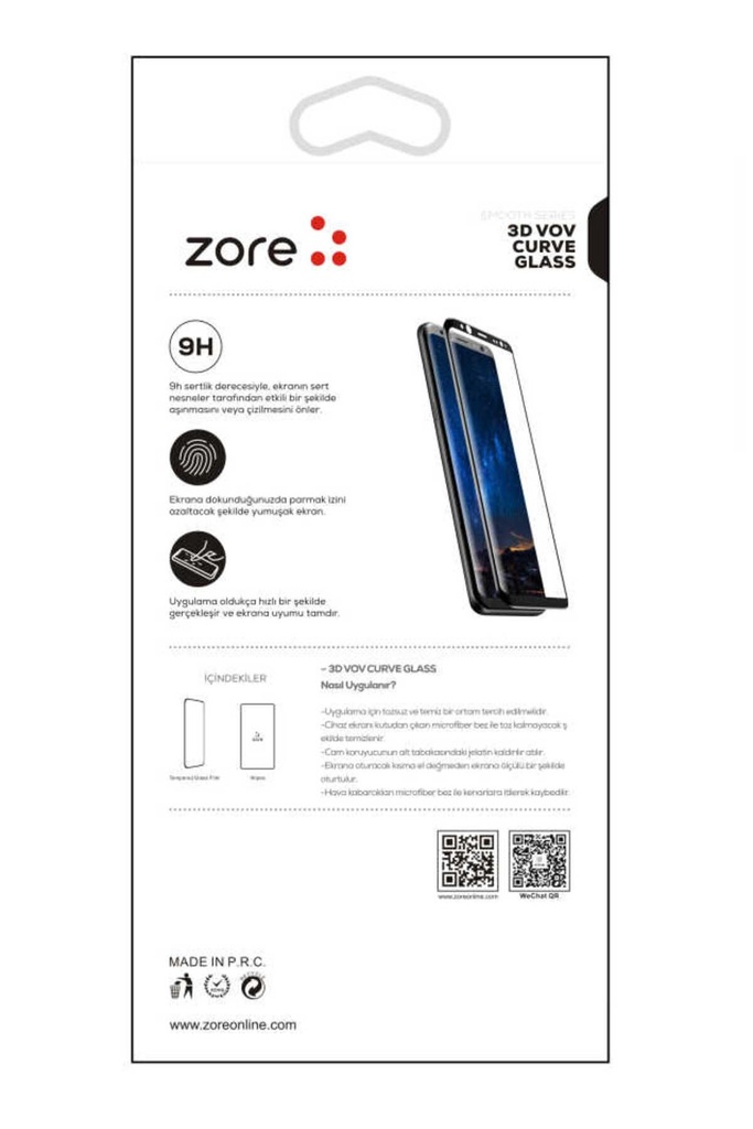 Samsung Galaxy S10 Uyumlu Zore Parmak İzli 3D Vov Cam Ekran Koruyucu