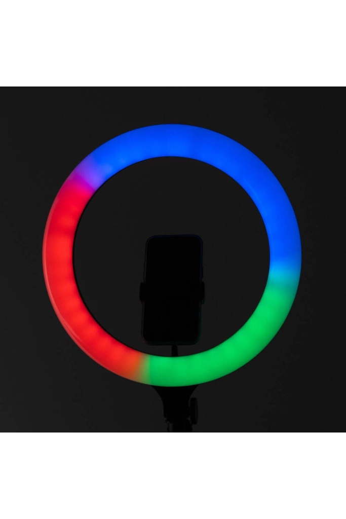Zore MJ38 RGB 25W Ring Light Canlı Yayın 38cm USB'li ve Telefon Stand