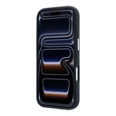 Apple iPhone 18 Pro Uyumlu Kılıf Karl Lagerfeld Orjinal Lisanslı M-Safe Şarj Özellikli K&C Heads Metal Logolu PU Kapak - 4