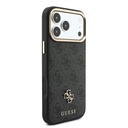 Apple iPhone 18 Pro Uyumlu Guess Orjinal Lisanslı 4G ve Yazı Logolu Kılıf + Kartlık + Askı İpi 3in1 Aksesuar Seti - 3