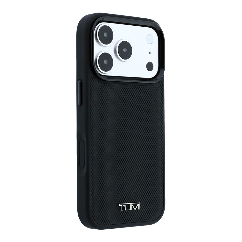 Apple iPhone 18 Pro Max Uyumlu Kılıf TUMI M-safe Şarj Özellikli Deri Noktalı Dizayn Kapak - 3