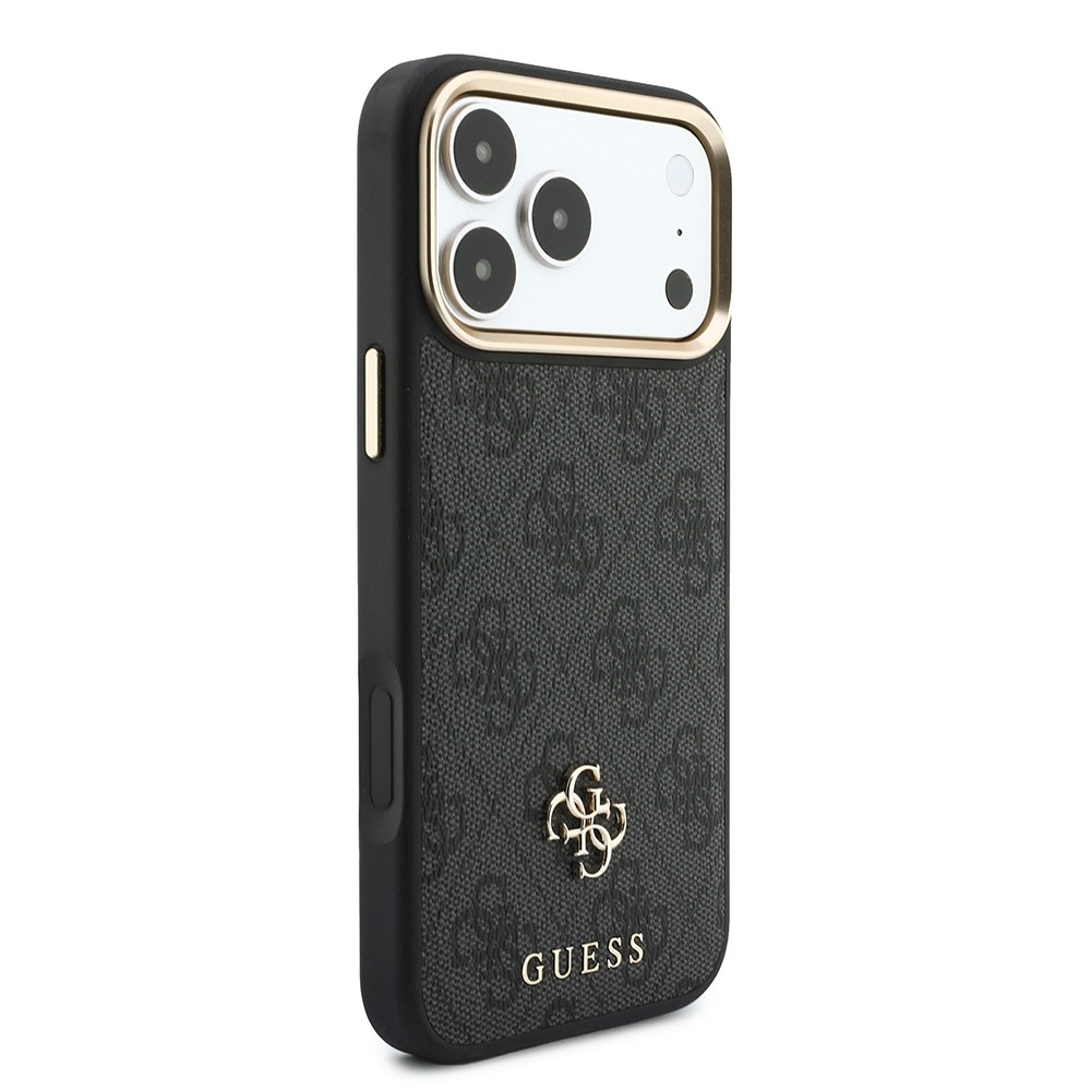 Apple iPhone 18 Pro Max Uyumlu Kılıf Guess Orjinal Lisanslı 4G ve Yazı Logolu Kartlıklı Kapak - 5