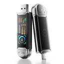 Movespeed MSSU10 LCD Ekranlı 4K ProRes Dual USB-A+Type-C Bağlantılı PSSD Flash Disk 512GB 10Gbps - 5