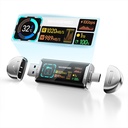 Movespeed MSSU10 LCD Ekranlı 4K ProRes Dual USB-A+Type-C Bağlantılı PSSD Flash Disk 1TB 10Gbps - 4