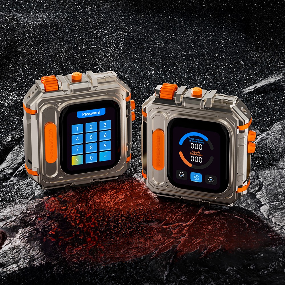 Movespeed GD10 PSSD Dokunmatik Ekranlı Şifreli Taşınabilir SSD Apple FindMy Destekli 2TB 10Gbps - 1