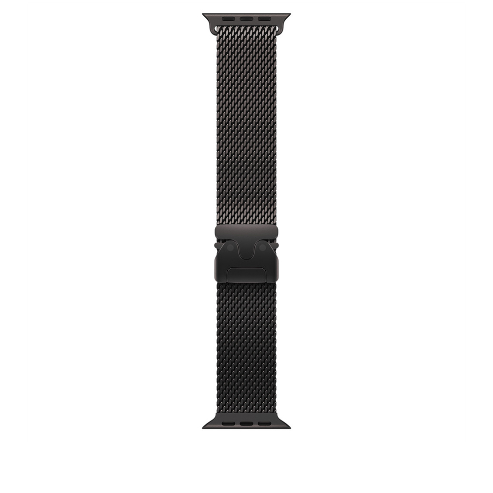 Apple Watch 10 46mm Uyumlu Zore KRD-100 Titanyum Hasır Kordon - 2