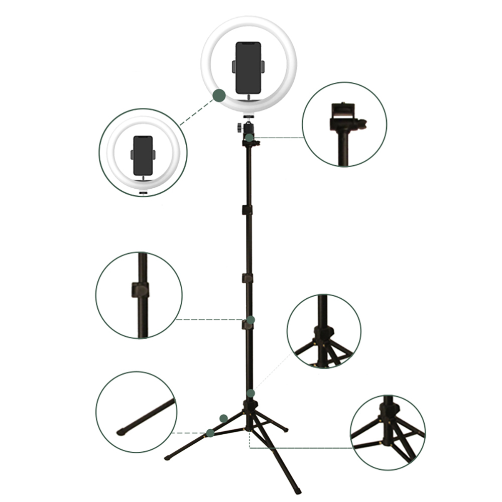 Jmary FM-536A Bluetooth Kumandalı Tripod Telefon Tutucu Ring Light - 2