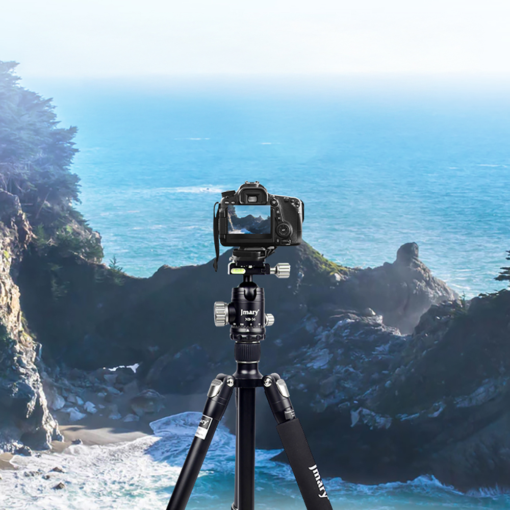 Jmary KT255+NB36 360 Derece Dönebilen Değiştirilebilir Başlıklı Tripod - 1
