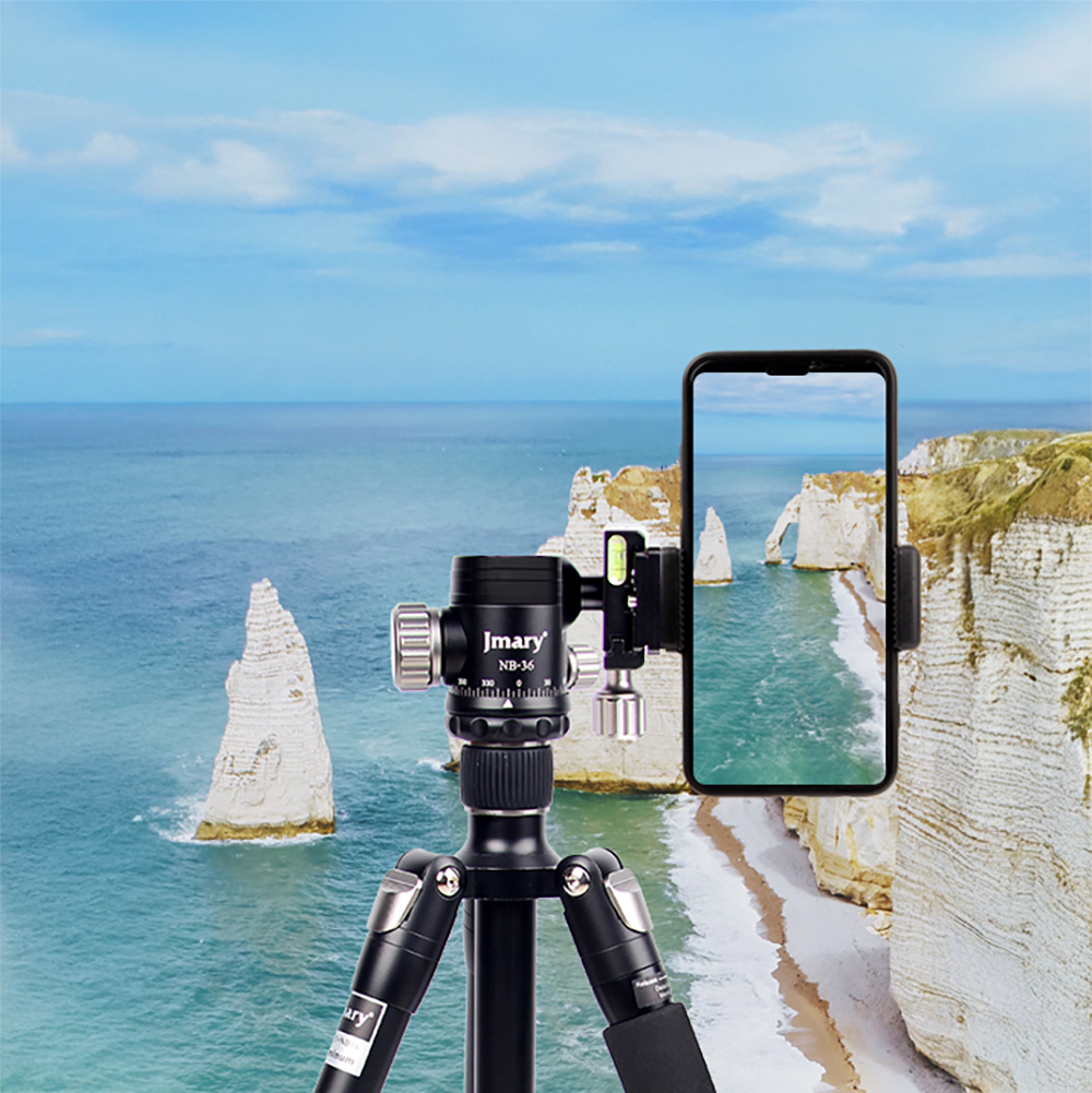 Jmary KT255+NB36 360 Derece Dönebilen Değiştirilebilir Başlıklı Tripod - 5