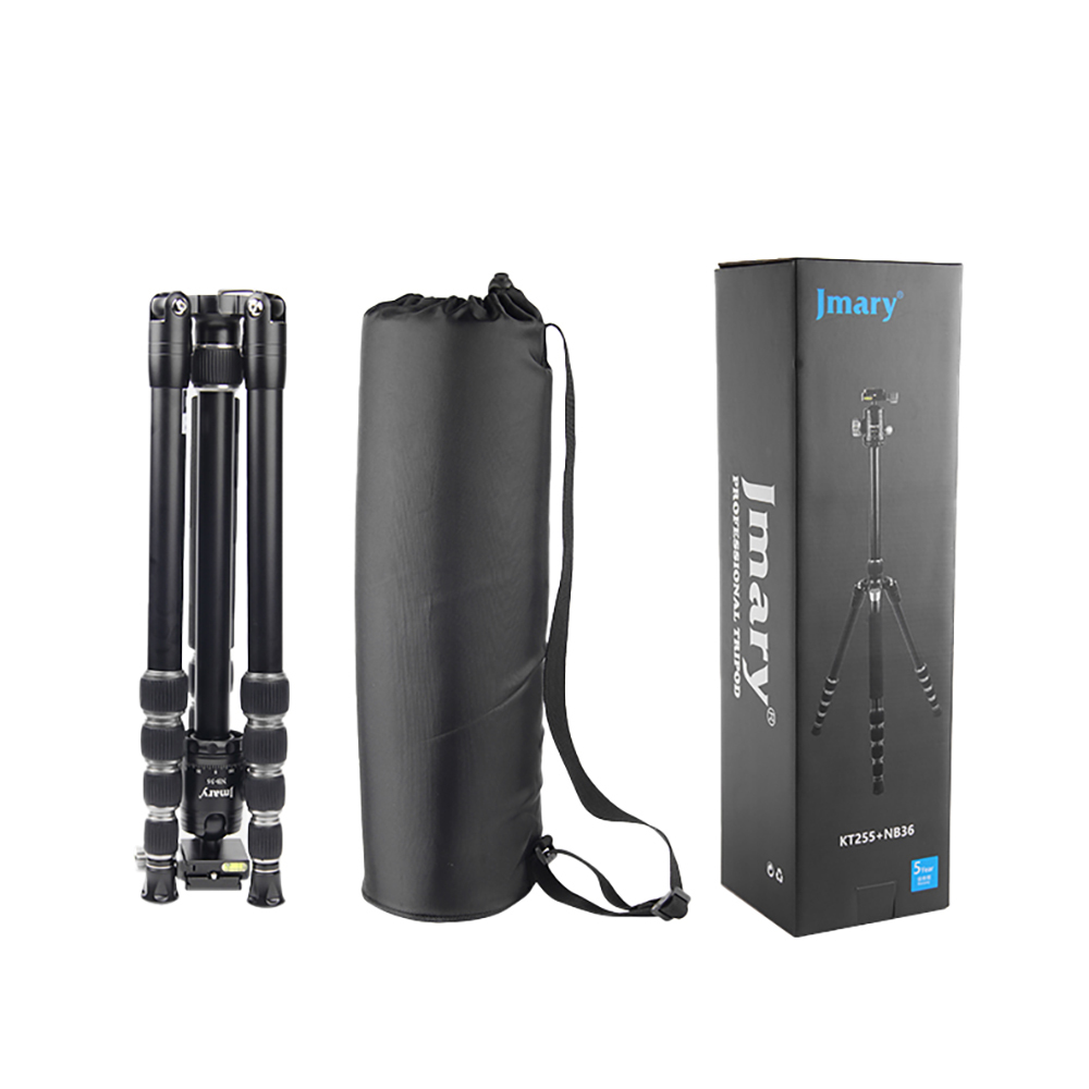 Jmary KT255+NB36 360 Derece Dönebilen Değiştirilebilir Başlıklı Tripod - 7