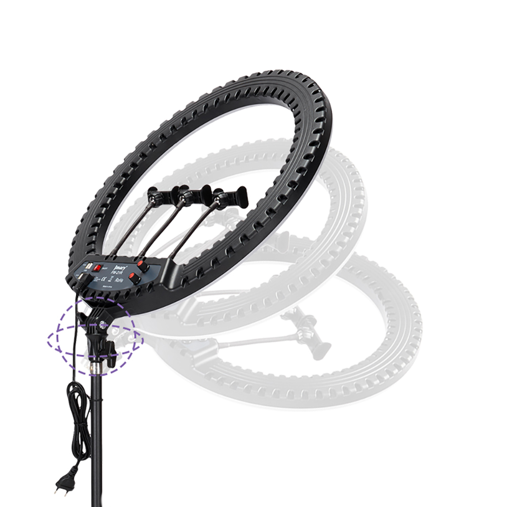 Jmary FM-21R Uzaktan Kumandalı 52cm Işıklı Telefon Tutucu Ring Light - 6