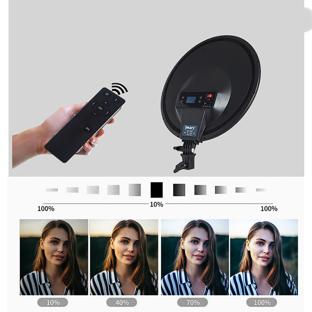 Jmary FM-15RS Kumandalı Işıklı Telefon Tutucu Ring Light - 5