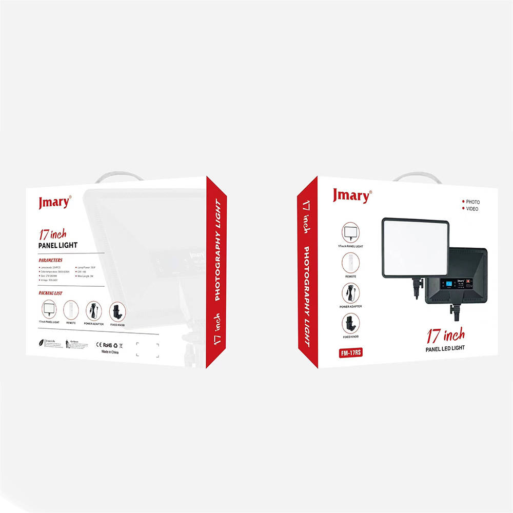 Jmary FM-17RS Uzaktan Kumandalı Dijital Göstergeli 17 inç LED Panel Video Işığı - 6