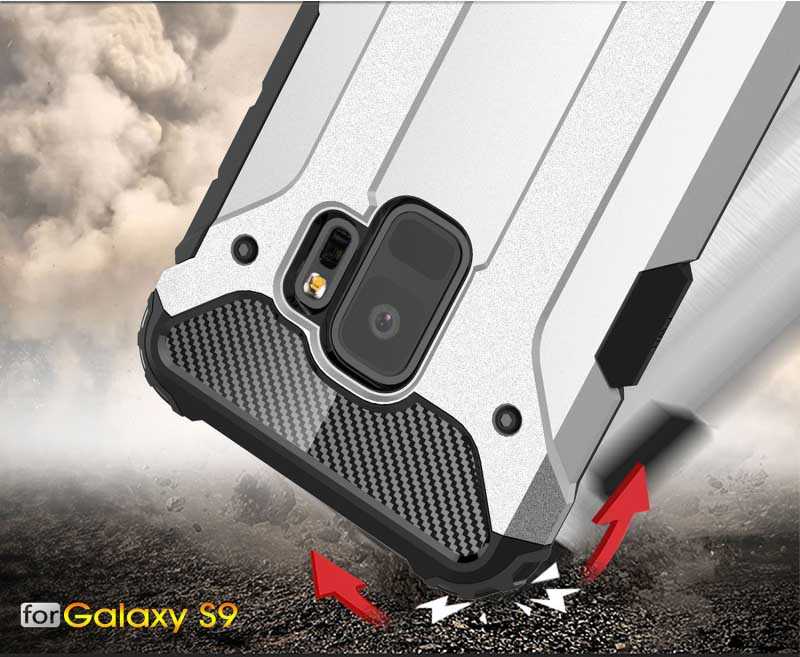 Samsung Galaxy S9 Uyumlu Kılıf Zore Crash Silikon Kapak - 2