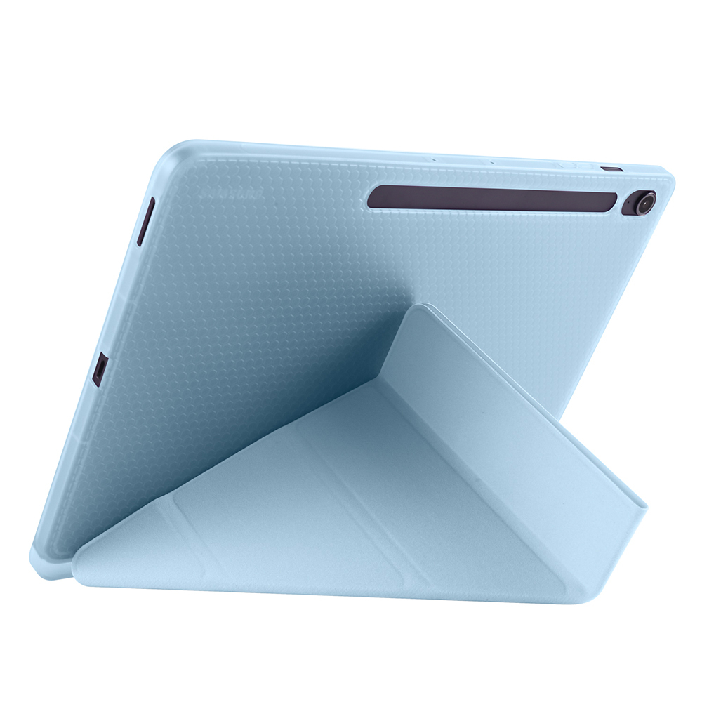 Samsung Galaxy Tab S10 Uyumlu FE Plus Kılıf Zore Tri Folding Kalem Bölmeli Standlı Kılıf - 19