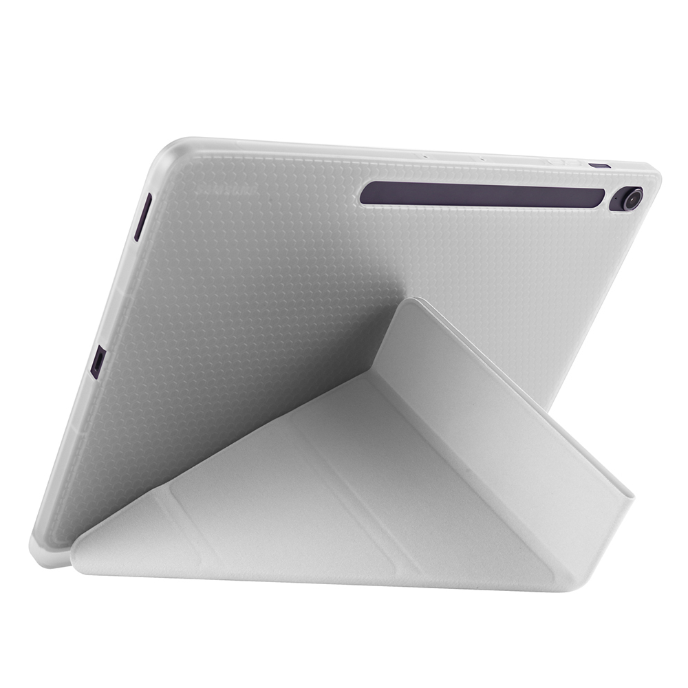 Samsung Galaxy Tab S10 Uyumlu FE Plus Kılıf Zore Tri Folding Kalem Bölmeli Standlı Kılıf - 20