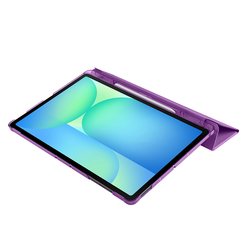 Samsung Galaxy Tab S10 Uyumlu FE Plus Zore Smart Cover Kalem Bölmeli Standlı 1-1 Kılıf - 26