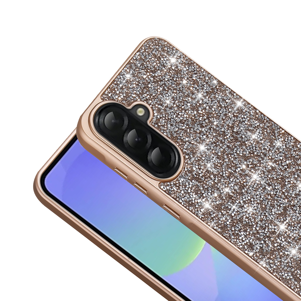 Samsung Galaxy A56 Uyumlu Kılıf Parlak Taşlı Tasarım Zore Pırlanta Kapak - 4