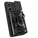 Vivo Y18 Kılıf Magnetik Standlı Kamera Korumalı Zore Sürgülü Vega Kapak - 2