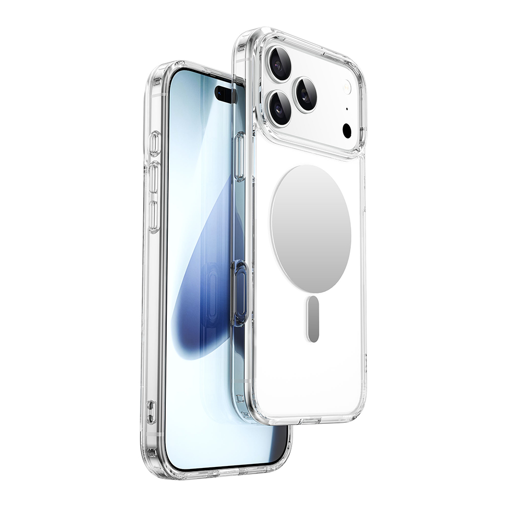 Apple iPhone 17 Pro Max Kılıf M-safe Şarj Özellikli Wiwu MCC-701 Aynalı Pro Serisi Sert PC Kapak - 2