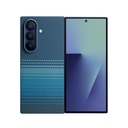 Galaxy Z Fold 7 Kılıf M-safe Şarj Özellikli Aramid Fiber Pitaka Tactile Woven Sunset-Moonrise Serisi Kapak - 8