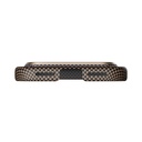 Apple iPhone 17 Pro Kılıf M-safe Şarj Özellikli Aramid Fiber Pitaka Tactile Woven Sunset-Moonrise Serisi Sunset Kapak - 10