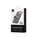 Wiwu Warriors Serisi Aramid Fiber 360 Derece Dönebilen Magnetik Ring Stand Telefon Tutucu - 5