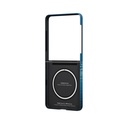 Samsung Galaxy Z Flip Uyumlu 7 Kılıf M-safe Şarj Özellikli Aramid Fiber Pitaka Tactile Woven Sunset-Moonrise Serisi Kapak - 2