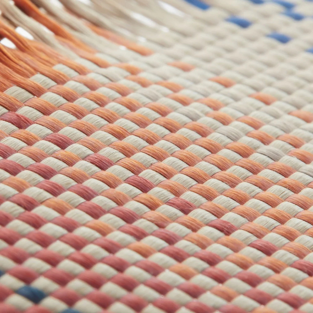 Samsung Galaxy Z Flip Uyumlu 7 Kılıf M-safe Şarj Özellikli Aramid Fiber Pitaka Tactile Woven Sunset-Moonrise Serisi Kapak - 8