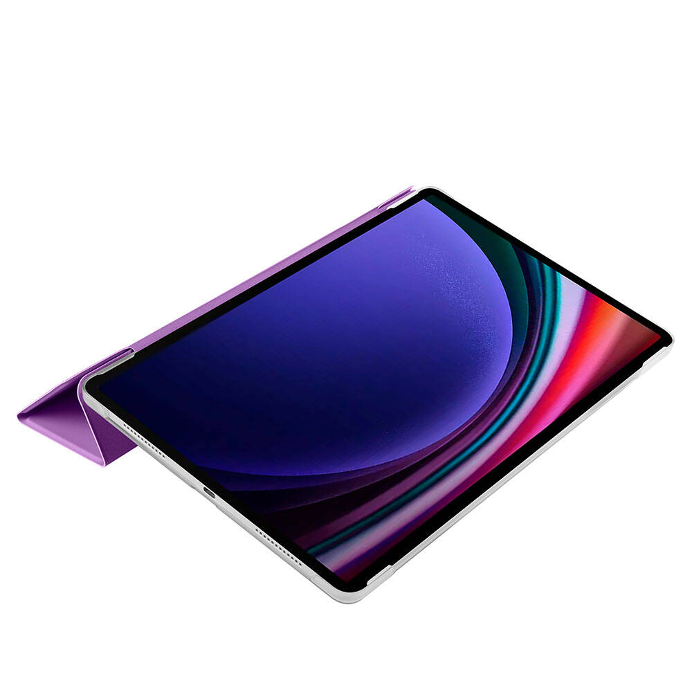 Samsung Galaxy Tab S10 Uyumlu FE Zore Smart Cover Standlı 1-1 Kılıf - 2