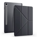 Samsung Galaxy Tab S10 Uyumlu FE Kılıf Zore Tri Folding Kalem Bölmeli Standlı Kılıf - 28