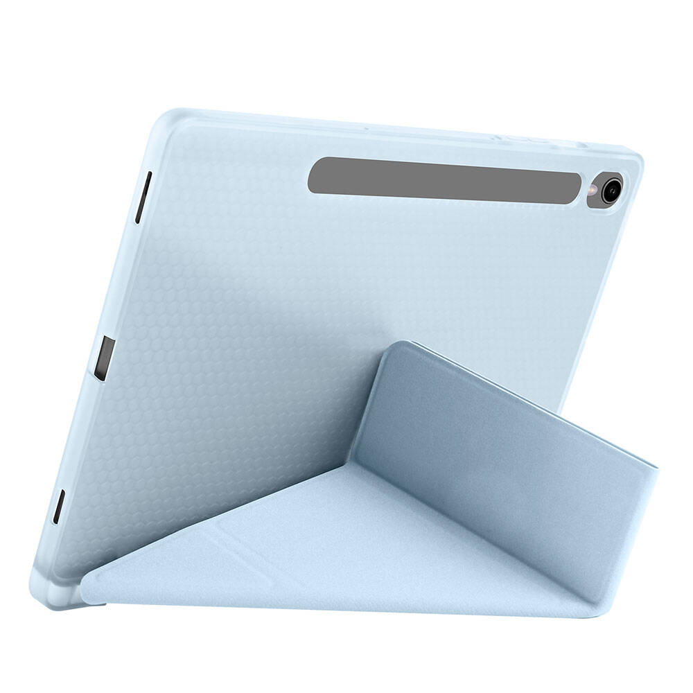 Samsung Galaxy Tab S10 Uyumlu FE Kılıf Zore Tri Folding Kalem Bölmeli Standlı Kılıf - 38