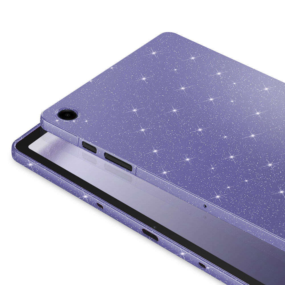 Samsung Galaxy Tab S10 Uyumlu FE Simli Parlak Görünümlü Zore Tablet Koton Kılıf - 3