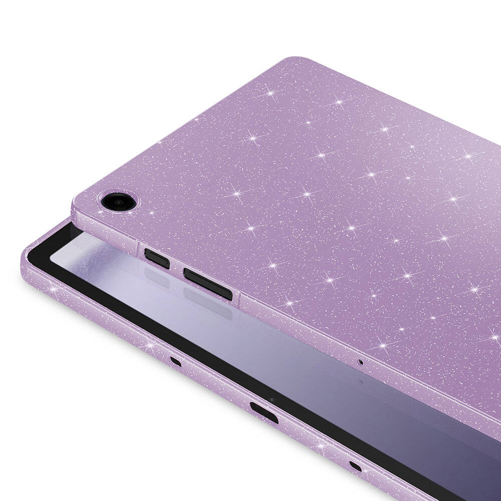 Samsung Galaxy Tab S10 Uyumlu FE Simli Parlak Görünümlü Zore Tablet Koton Kılıf - 13