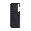 Samsung Galaxy S25 Uyumlu Kılıf M-safe Özellikli Karbon Fiber Benks Essential ArmorAir 600D Kevlar Kapak - 4