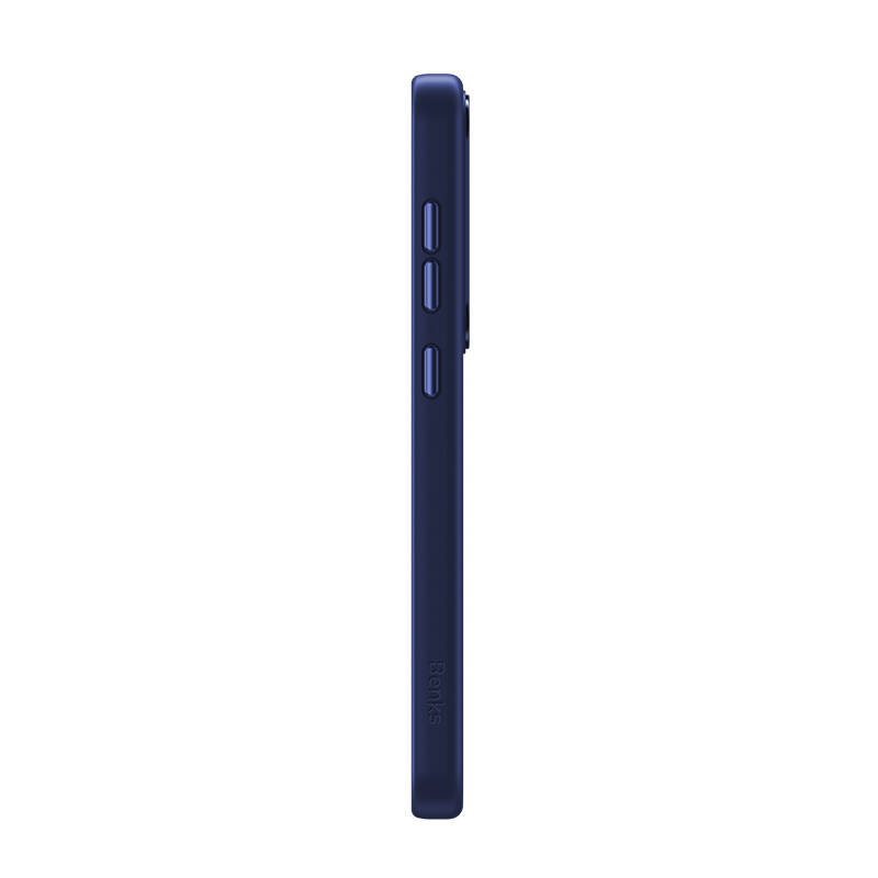 Samsung Galaxy S25 Plus Uyumlu Kılıf M-safe Şarj Özellikli Şeffaf Arka Yüzey Benks MagClap TPU Çerçeve Kapak - 13