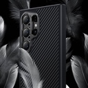 Samsung Galaxy S25 Plus Uyumlu Kılıf Karbon Fiber M-safe Şarj Özellikli Benks Hybrid ArmorPro 600D Kevlar Kapak - 11