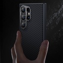 Samsung Galaxy S25 Plus Uyumlu Kılıf Karbon Fiber M-safe Şarj Özellikli Benks Hybrid ArmorPro 600D Kevlar Kapak - 14
