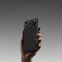 Apple iPhone 17 Kılıf Benks M-safe Şarj Özellikli Metal Kamera Çerçeveli Magnetik ArmorAir 600D Kevlar Fiber Kapak - 2