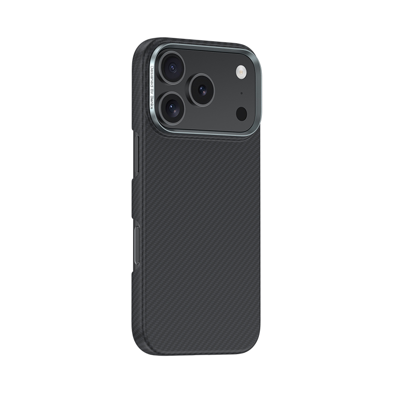 Apple iPhone 17 Pro Max Kılıf Benks M-safe Şarj Özellikli Metal Kamera Çerçeveli Magnetik ArmorAir 600D Kevlar Fiber Kapak - 3