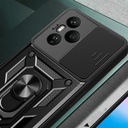 Honor 400 Uyumlu Pro Kılıf Magnetik Standlı Kamera Korumalı Zore Sürgülü Vega Kapak - 3
